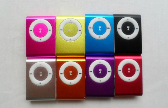 Classic Clip Clips MP3 Metal Iron Customizable LOGOmp3 Player