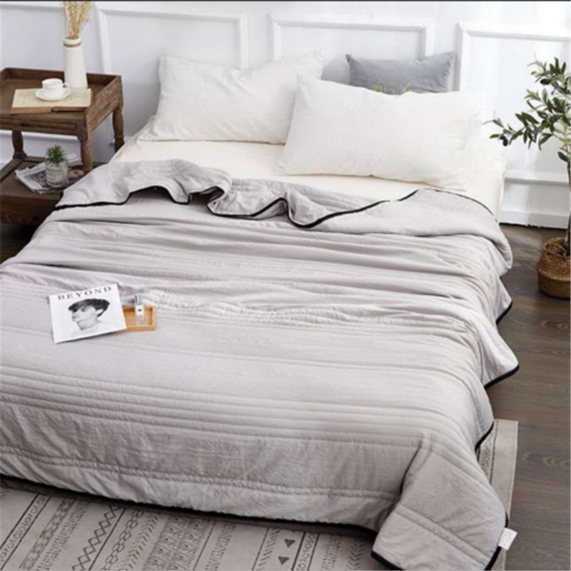Cooling Blankets Pure Color Summer Quilt Plain Cool