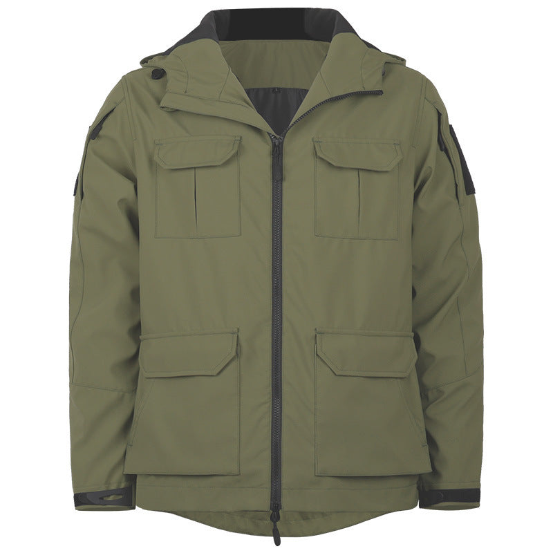 Men's Hooded Outdoor Travel Jacket – Loose Fit