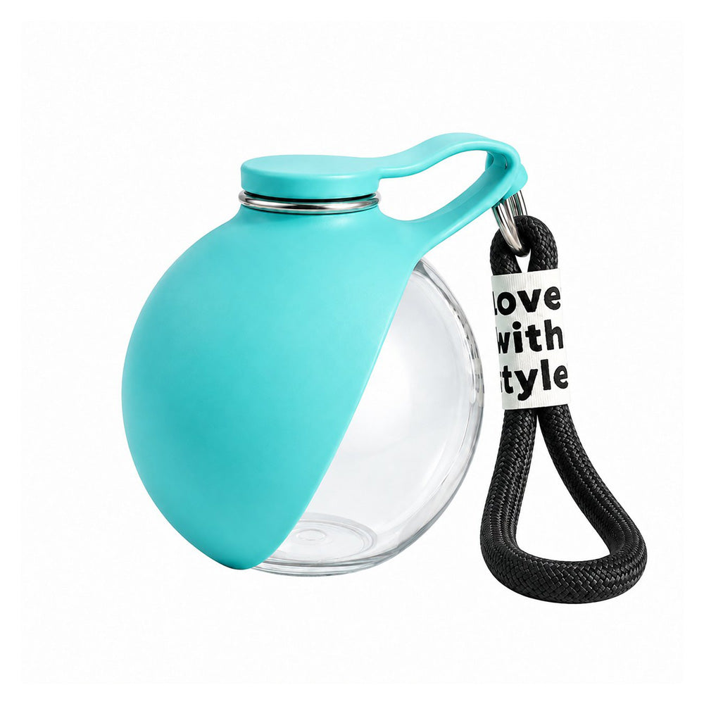 Portable Dog Water Bottle with Foldable Bowl
