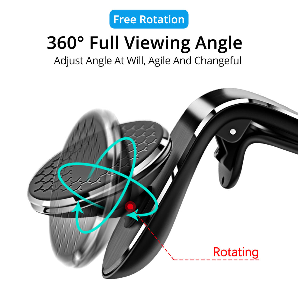 Magnetic Car Phone Holder Air Vent Magnet Mount Smartphone