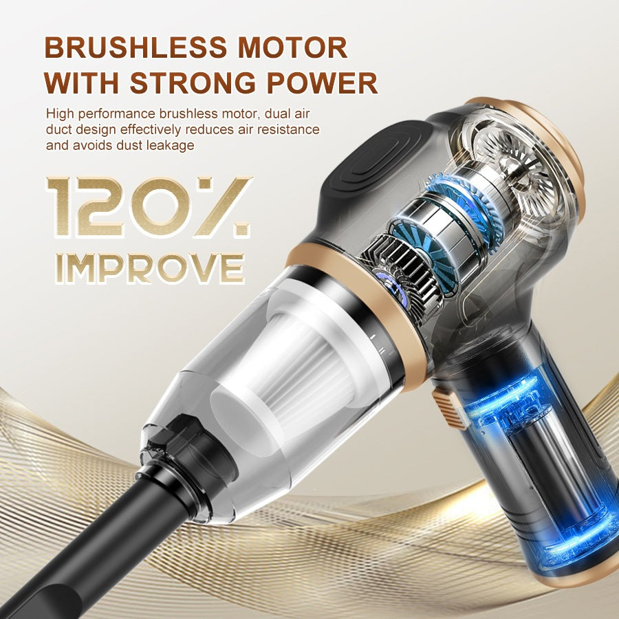 Cordless Portable Car Vacuum with Blower