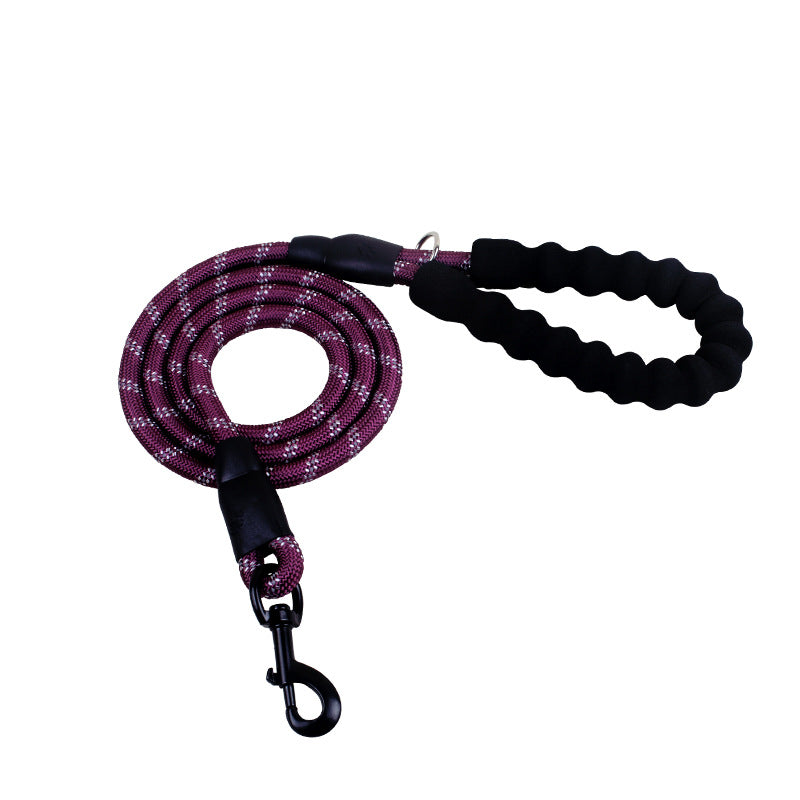 Reflective Dog Leash Nylon Pet Rope For Small Medium Large