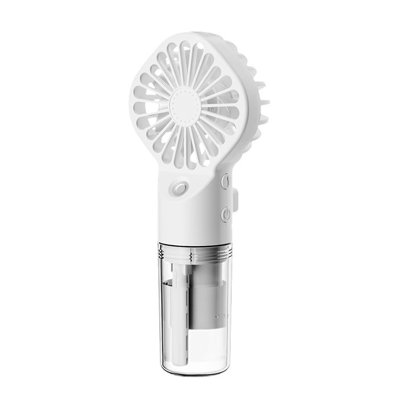 Portable Handheld Spray Fan 4-Speed Water Mist Summer Cooling
