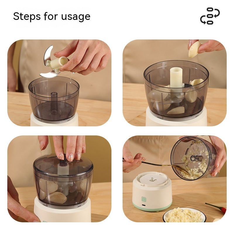 Mini Meat Grinder Household Electric Small Mixer Mincing