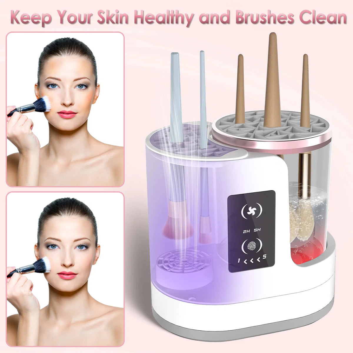 4-in-1 Electric Makeup Brush Cleaner & Dryer