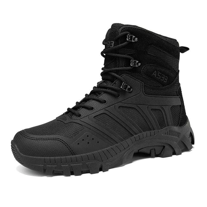 Men's Waterproof High-Top Hiking Boots