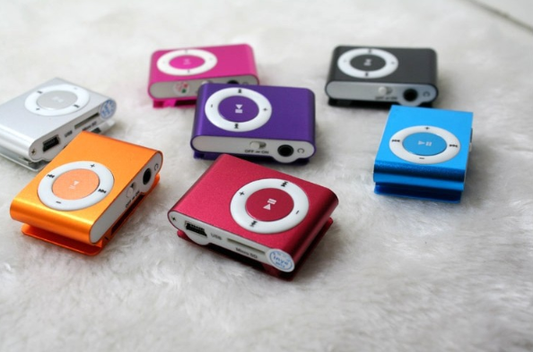 Classic Clip Clips MP3 Metal Iron Customizable LOGOmp3 Player
