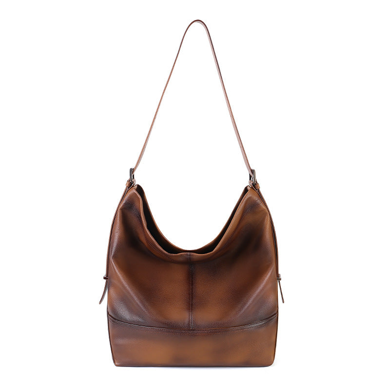 Women's Genuine Leather Large Shoulder Bag