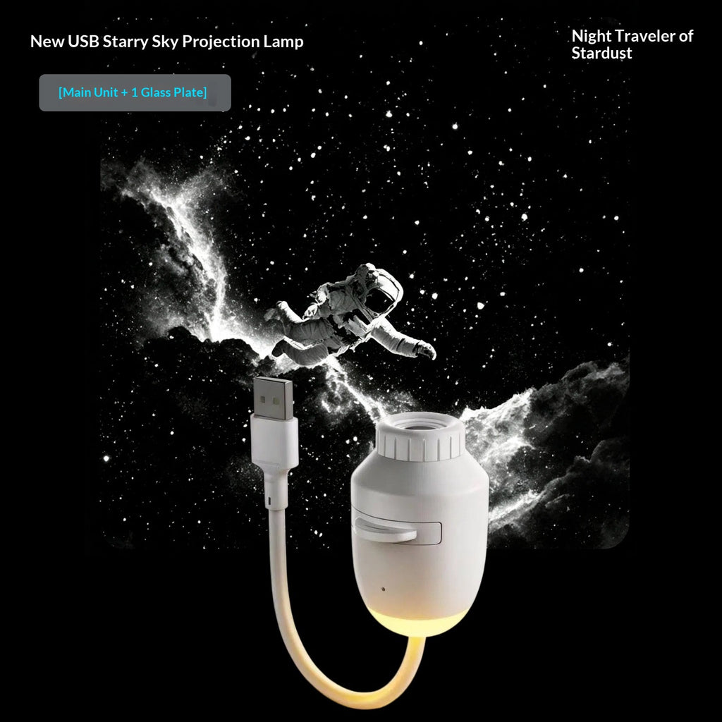 USB Galaxy Star Projector Night Light