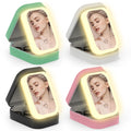 Travel Makeup Bag with Rechargeable LED Mirror