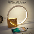 Bedside Lamp Touch Table With Natural Sounds, Desk Alarm