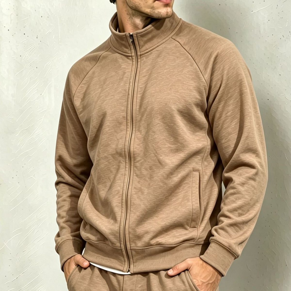 Men's Casual Zip-Up Hoodie Jacket
