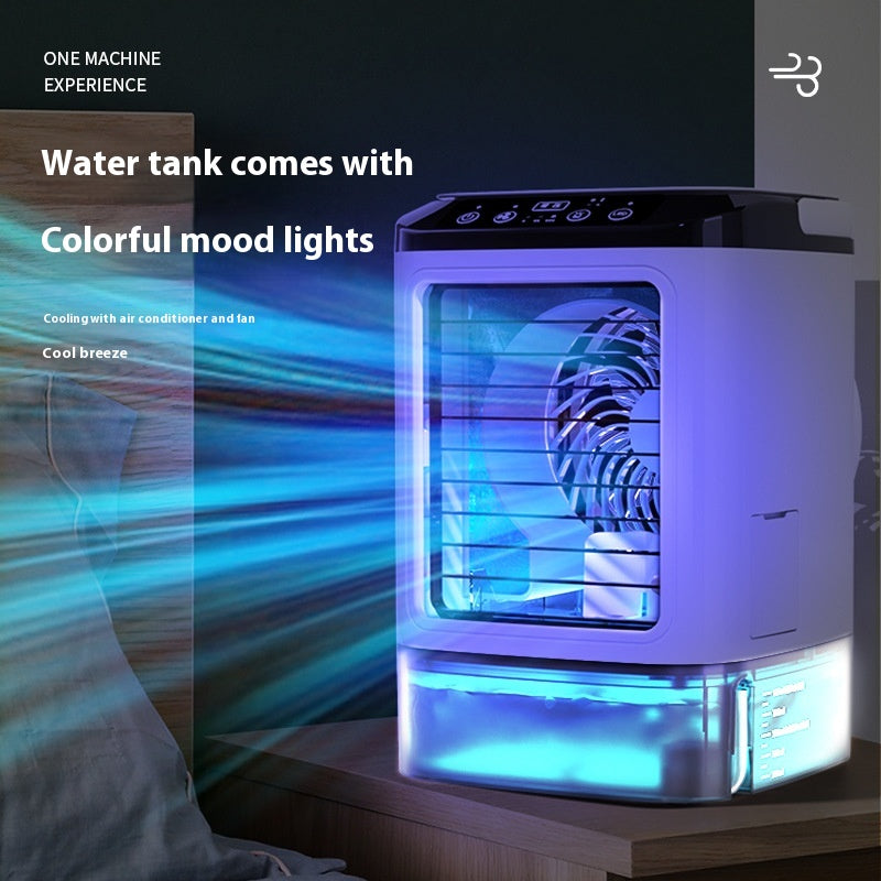 Air Cooler Desktop Conditioner Fan Dual Spray Cooling Electric