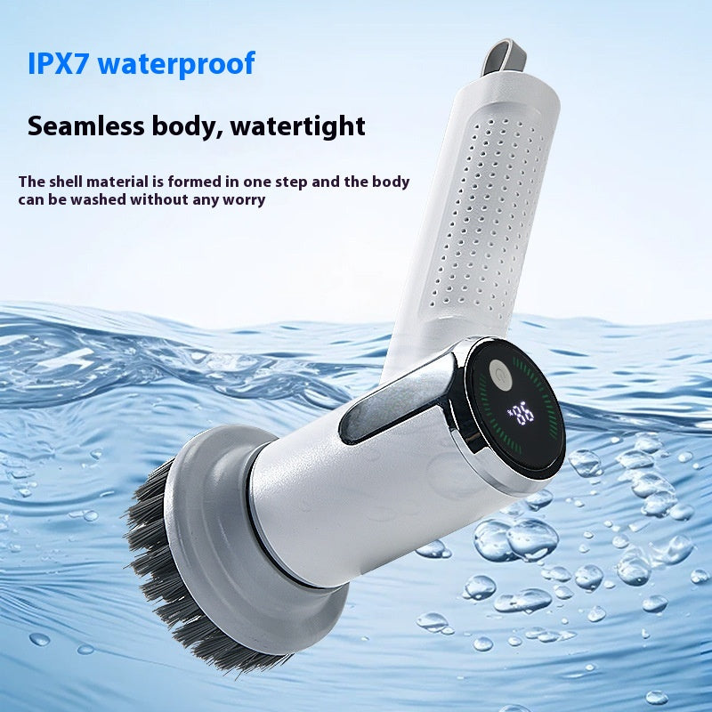 Multifunctional Smart Display Electric Cleaning Brush Wireless