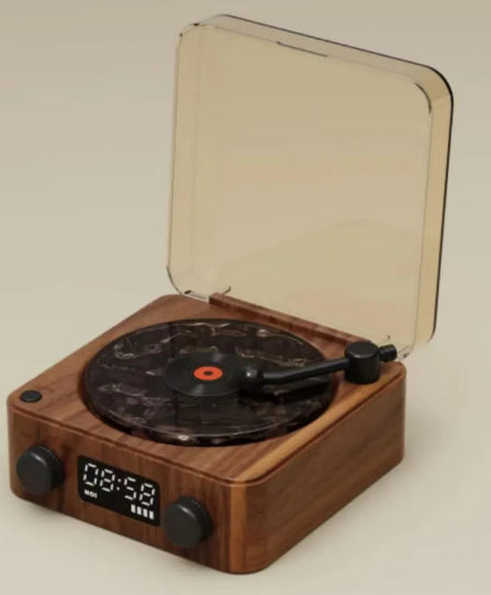 Retro Turntable Speaker Wireless Bluetooth-compatible 5.0