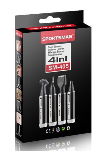 SPORTSMAN Electric Nose Hair Trimmer Shaver Vibrissa Shaving