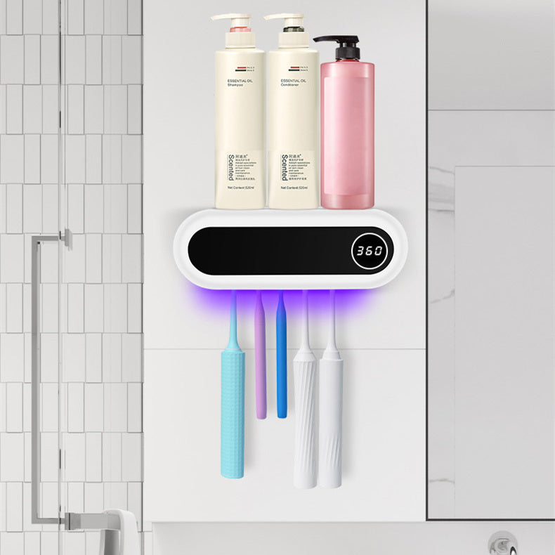 Wall Mounted Toothbrush Holder Smart UV Sterilizer Toothpaste