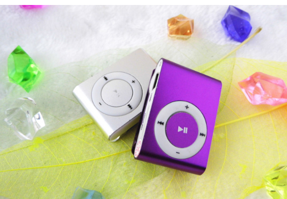 Classic Clip Clips MP3 Metal Iron Customizable LOGOmp3 Player