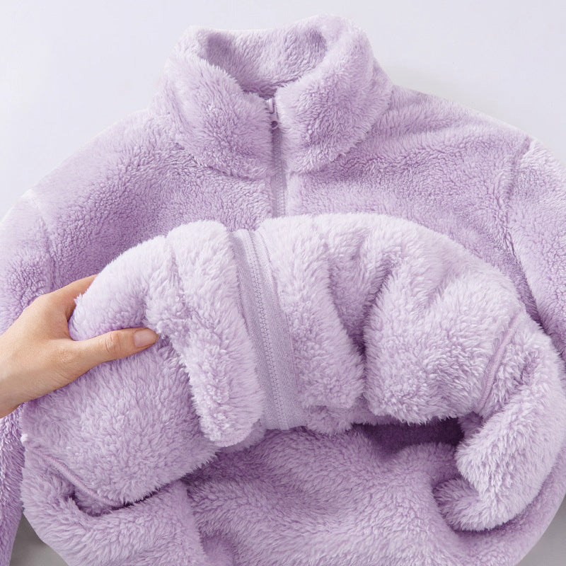 Women's Fleece-Lined Zip-Up Softshell Jacket