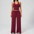 Quick-Dry Brushed Yoga Set – Tank Top & Leggings