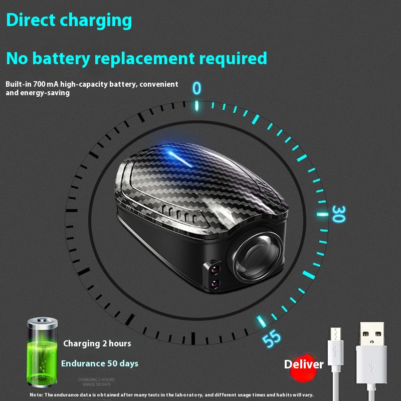 Wireless Carbon Fiber Car Door Welcome Light