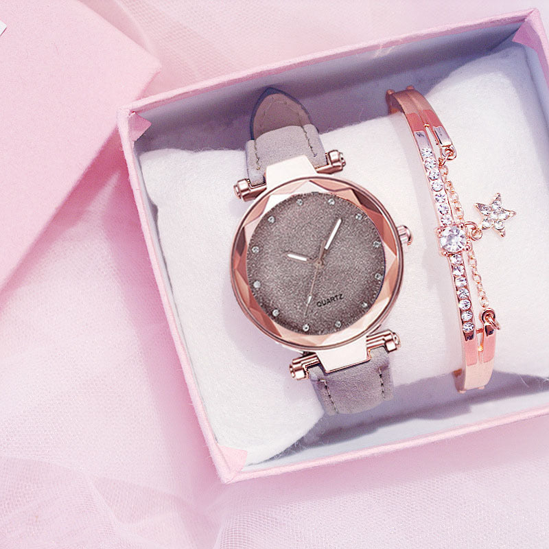 Star Frosted Belt Watch