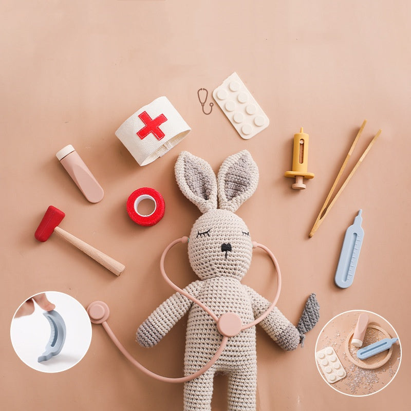 Children Play House Little Doctor Toy Stethoscope Educational