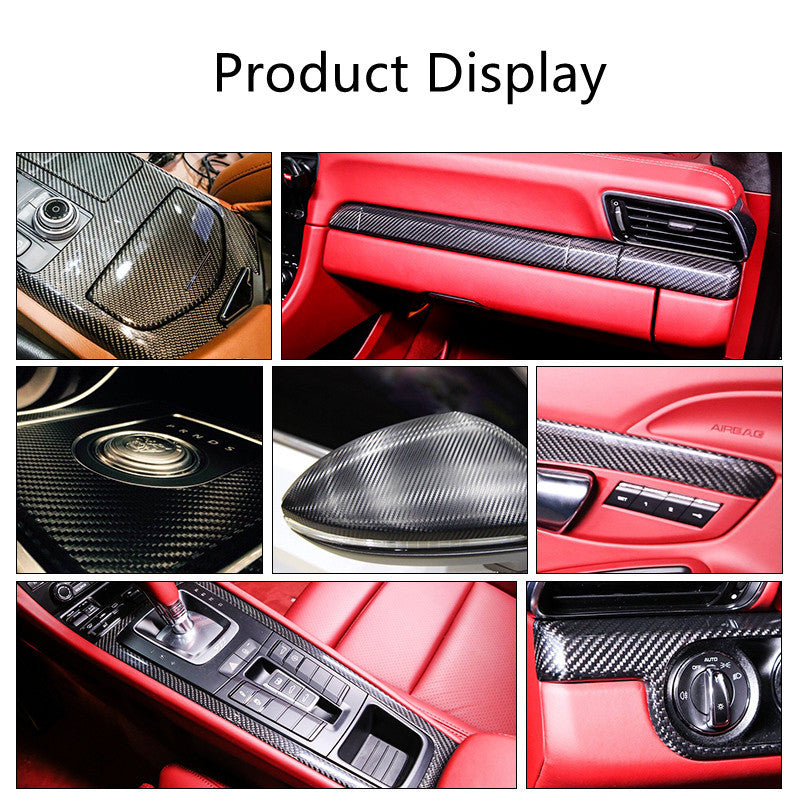 3D Carbon Fiber Vinyl Wrap Film for Cars