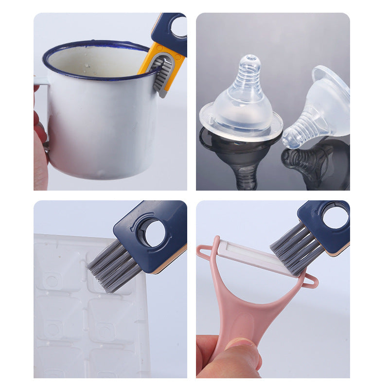 4 In 1 Bottle Gap Cleaner Brush Multifunctional Cup Cleaning