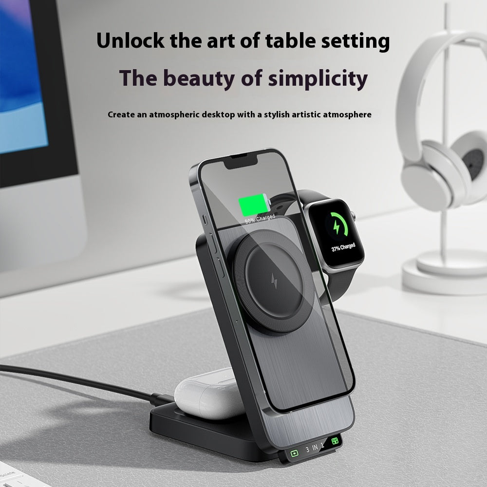 Portable Wireless Charger Folding Magnetic