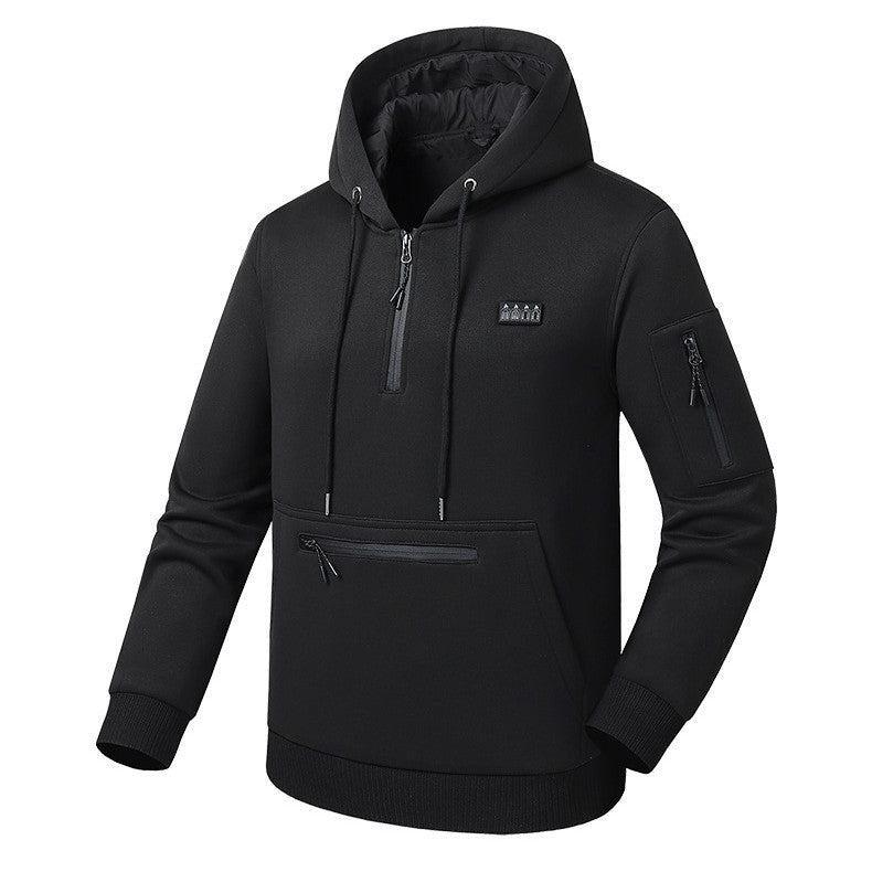 USB Heated Hoodie Pullover – 4 Heat Modes