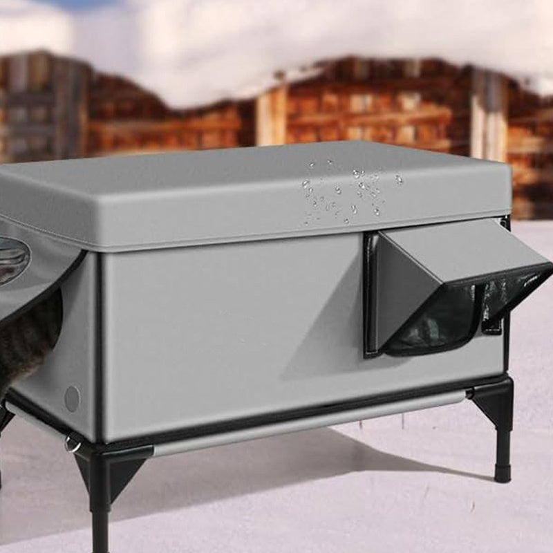 Weatherproof Heated Outdoor Cat House
