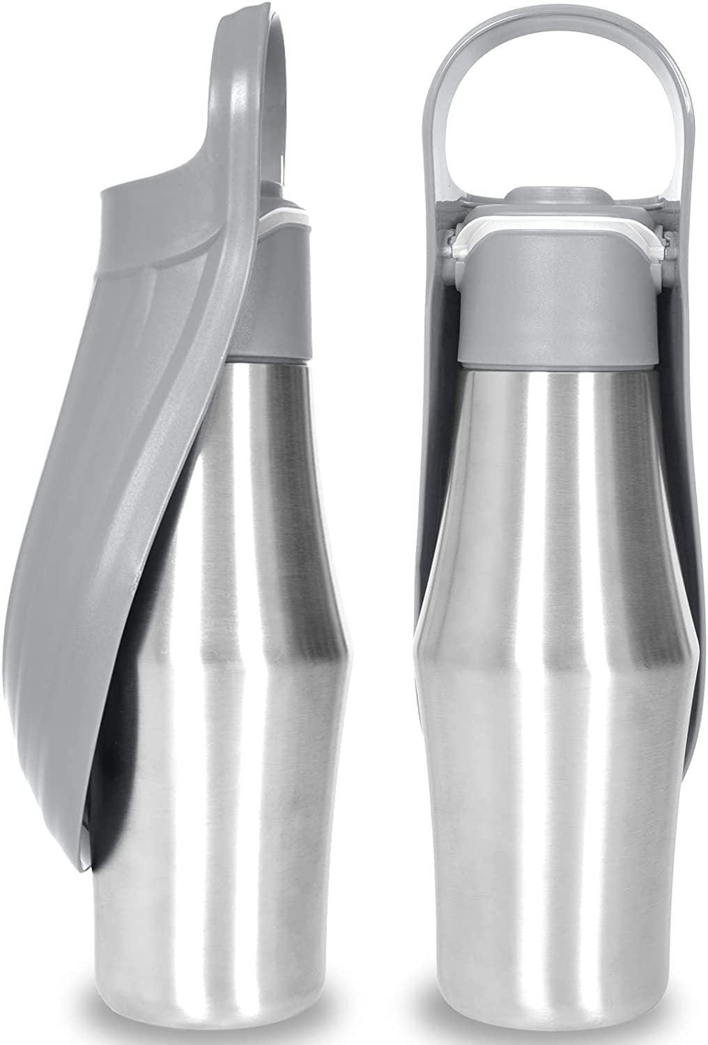 Portable Pet Dog Water Bottle Soft Silicone Leaf Design