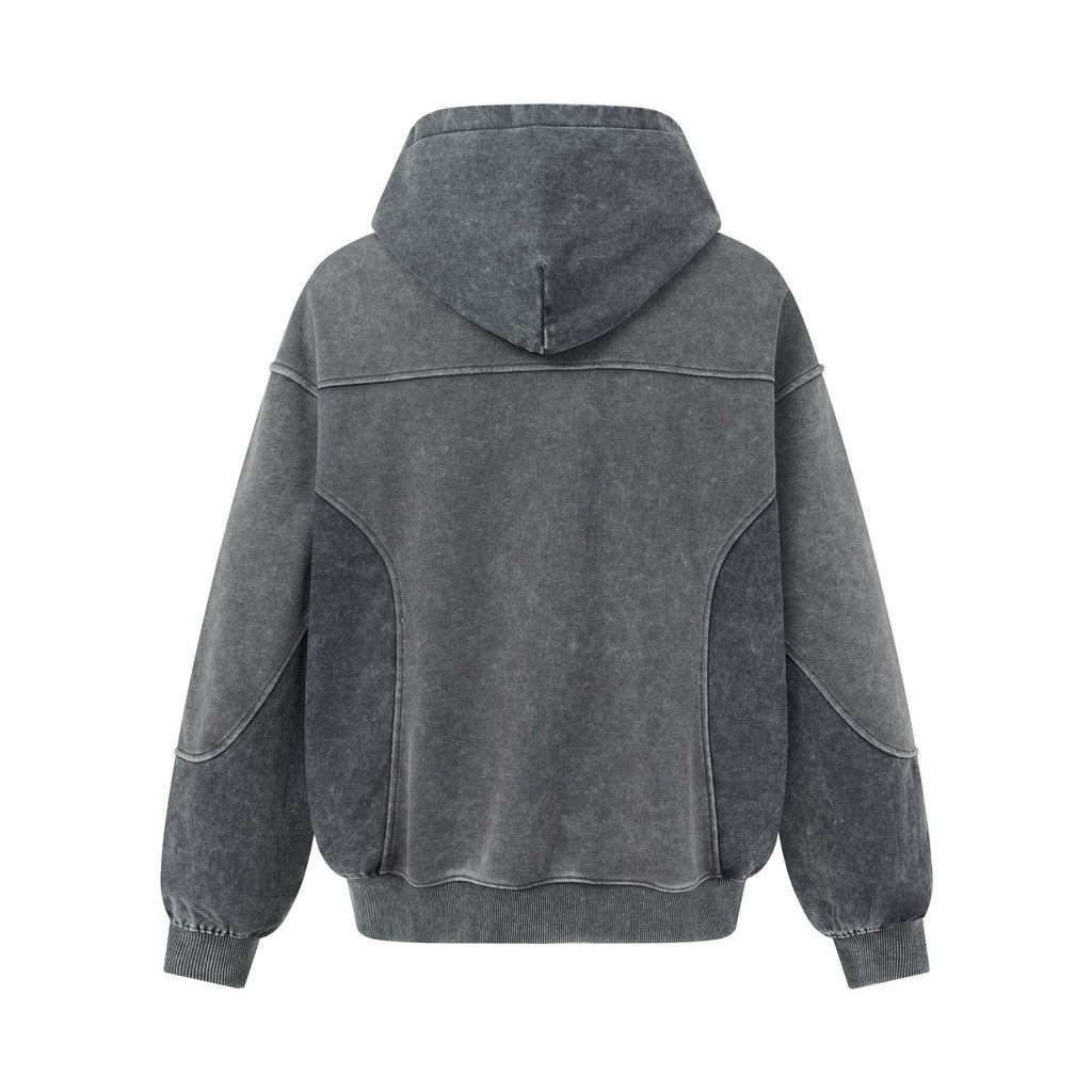 Men's Vintage Washed Streetwear Hoodie