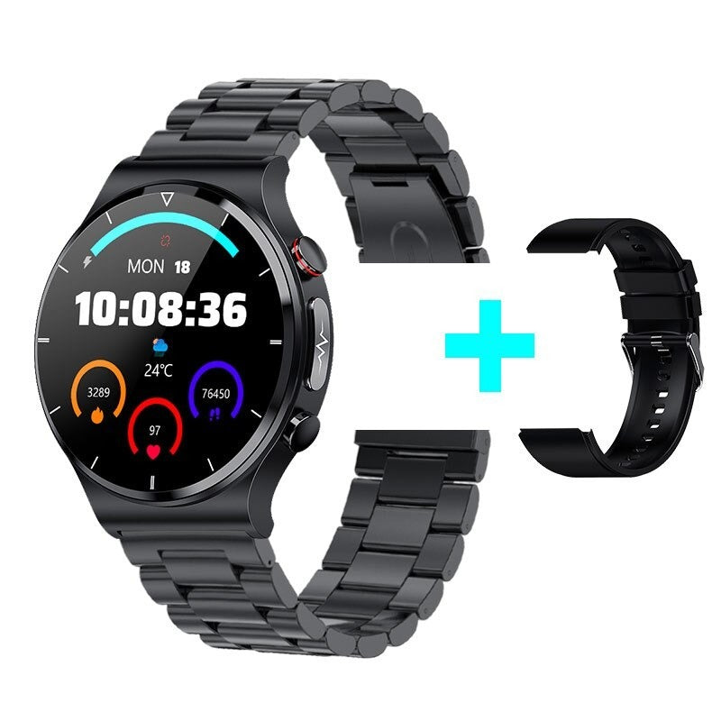 The Smart Watch Wireless Charging ECG Monitoring