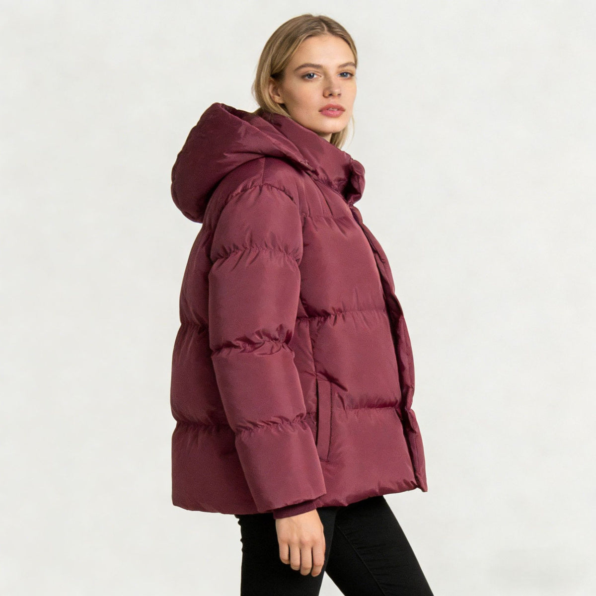 Men's Hooded Loose-Fit Cotton Jacket