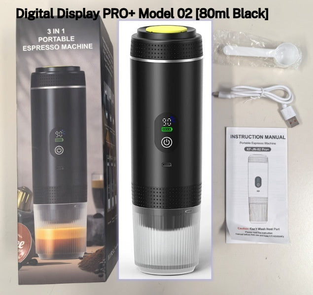 Portable Wireless Espresso Coffee Maker – Rechargeable