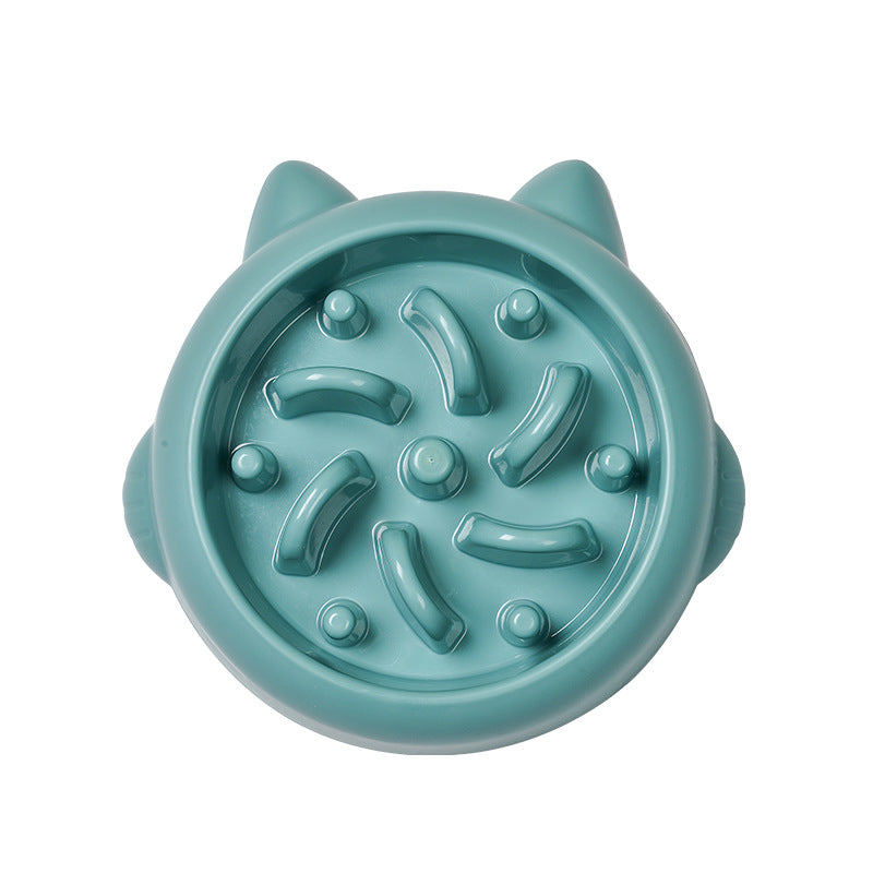 Pet Dog Cat Slow Feeder Bowls Anti Choking Dish Bowl Home