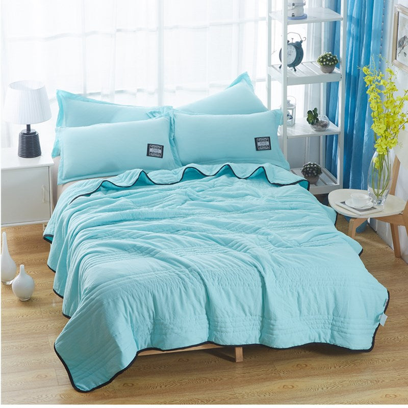 Cooling Blankets Pure Color Summer Quilt Plain Cool