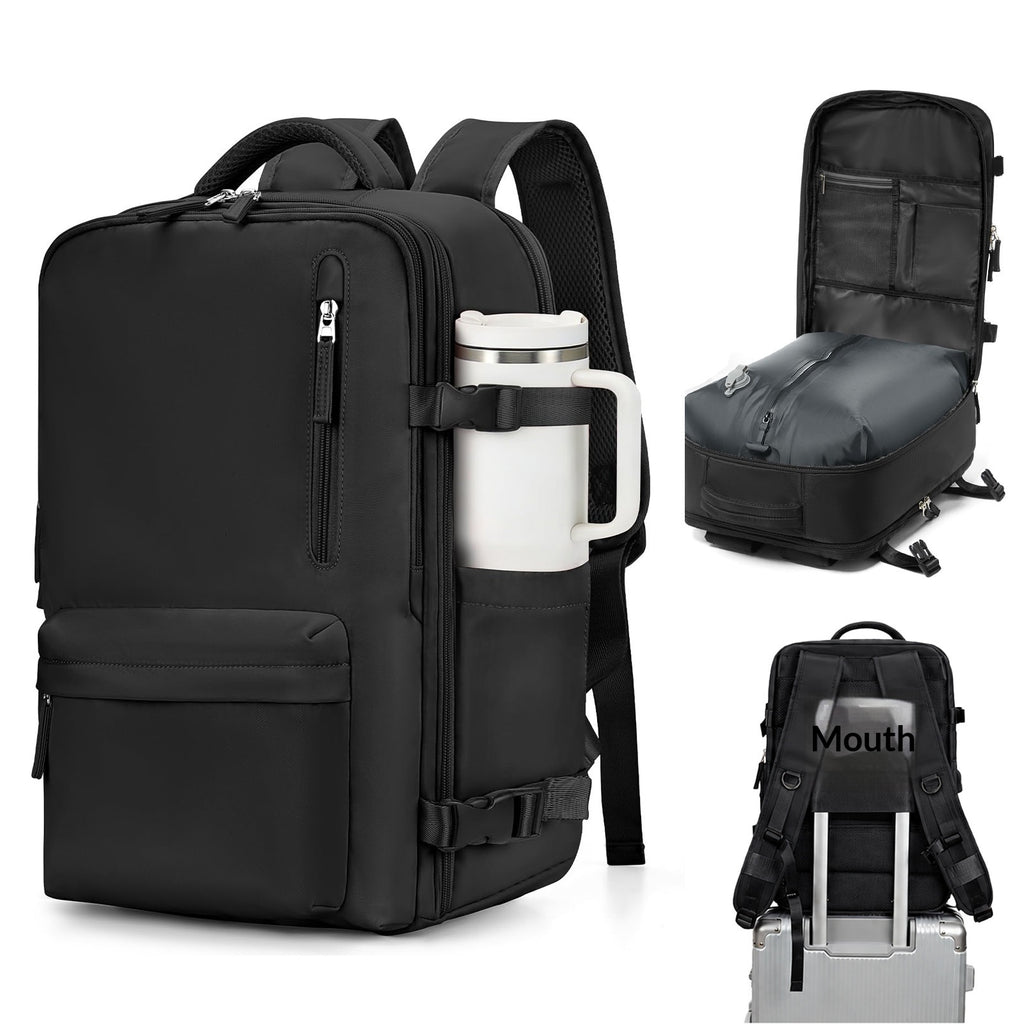 Vacuum Compression Travel Backpack with Pump