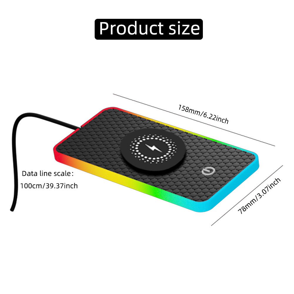 15W Fast Wireless Car Charging Pad