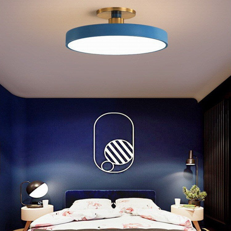 Macaron Round Stick-On LED Ceiling Light