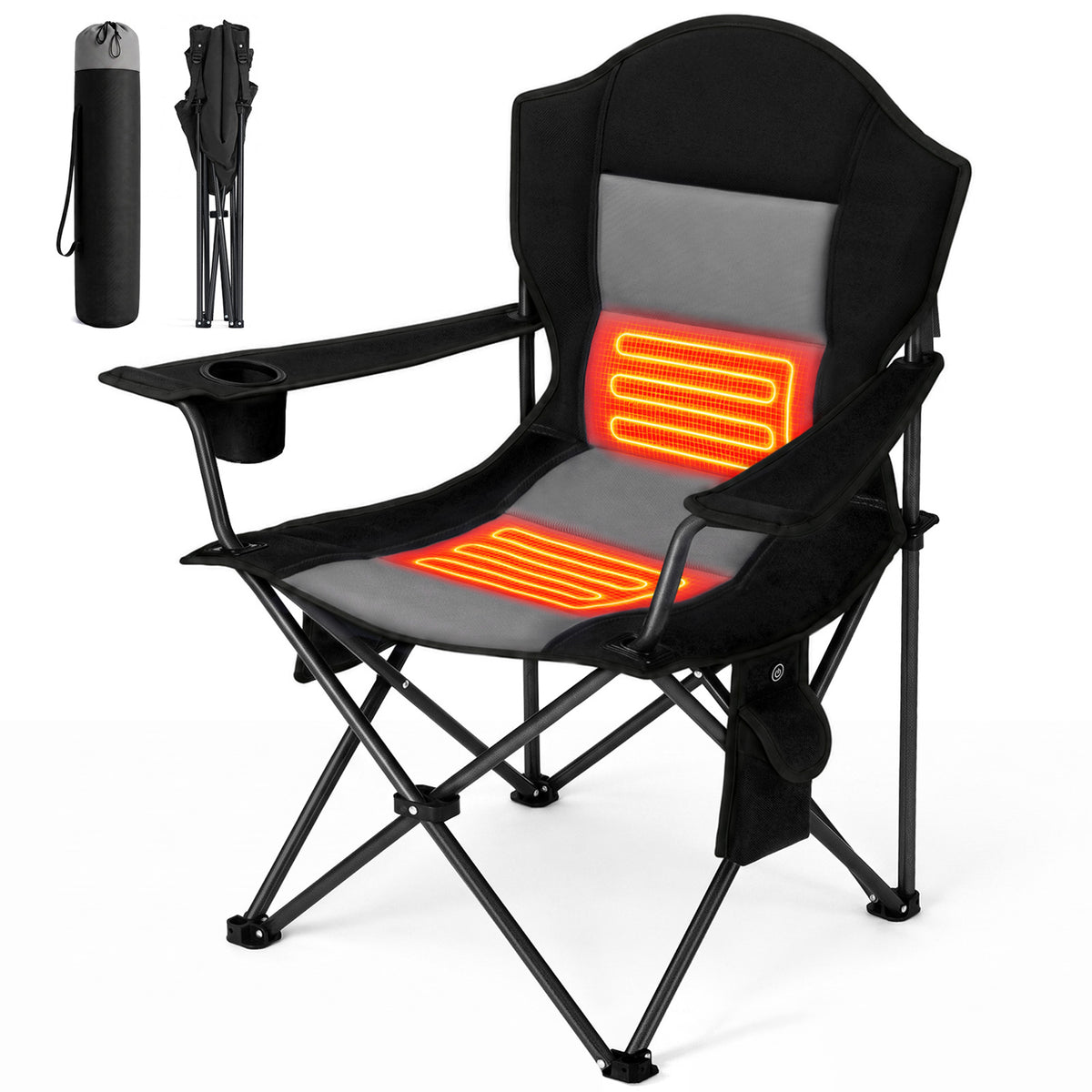 Padded Outdoor Folding Camping Chair