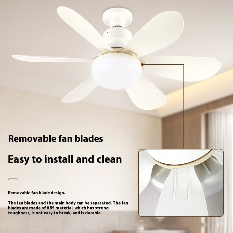 E27 Base LED Ceiling Fan Light With Remote Control 3 Color