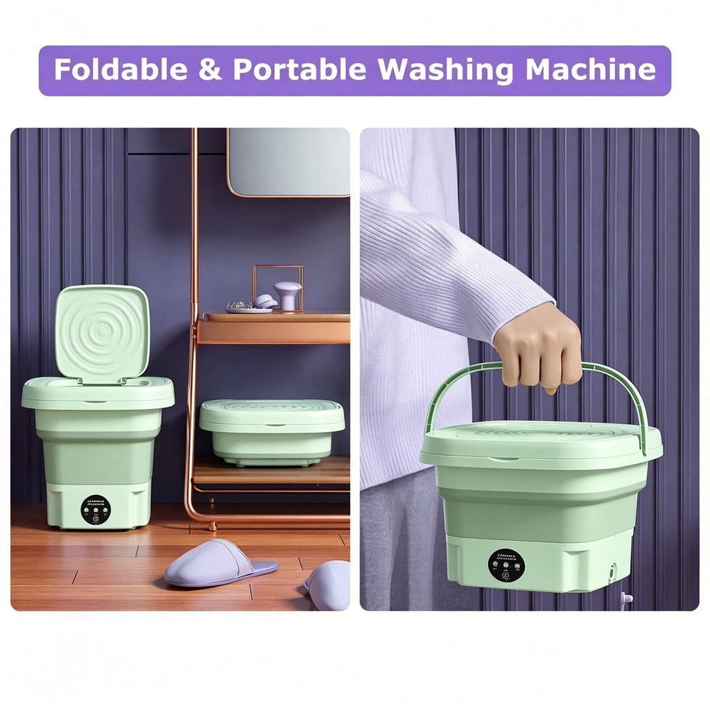 8L Foldable Portable Mini Washing Machine