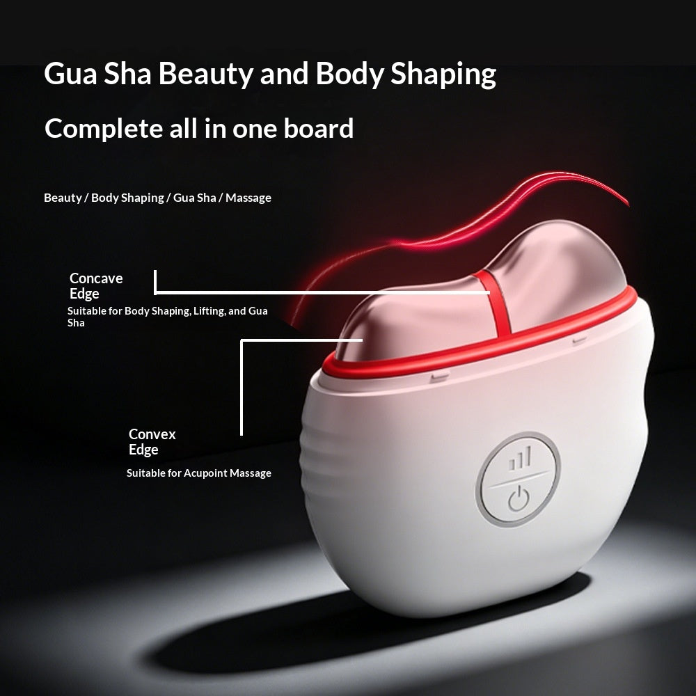 EMS Microcurrent Face & Neck Gua Sha Massager with Heat