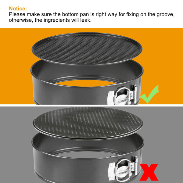 3-Pack Nonstick Springform Pans