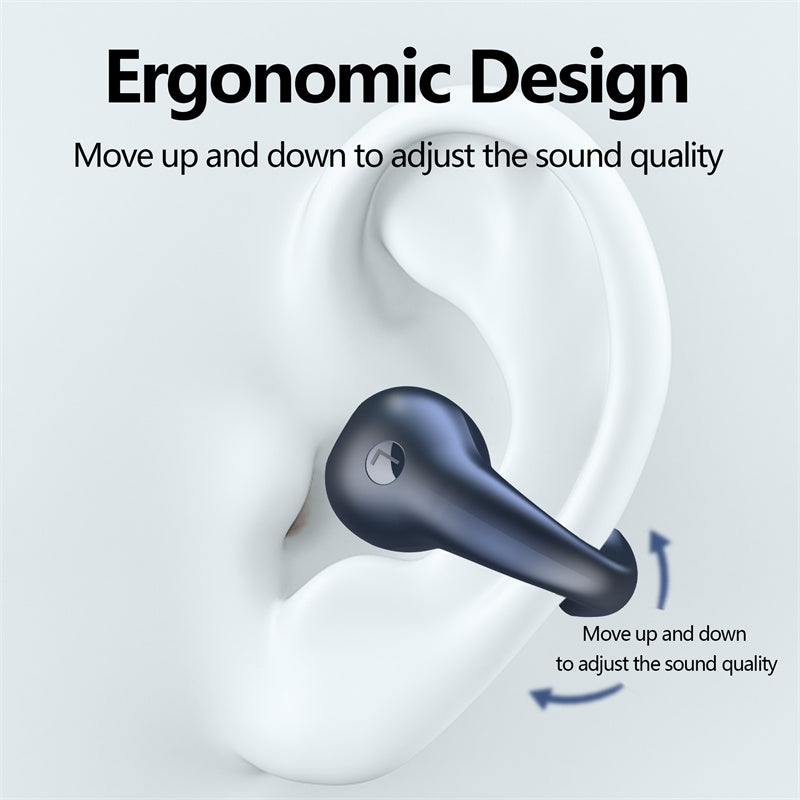 Bone Conduction Ear-Clip Wireless Earbuds Bluetooth 5.3
