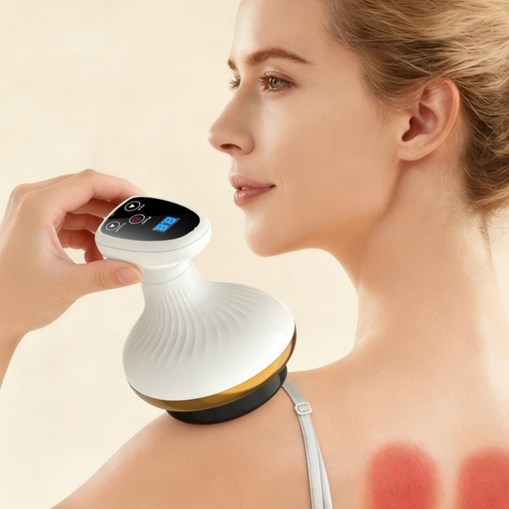 Electric Gua Sha Board Beauty Massager Cupping Device Meridian